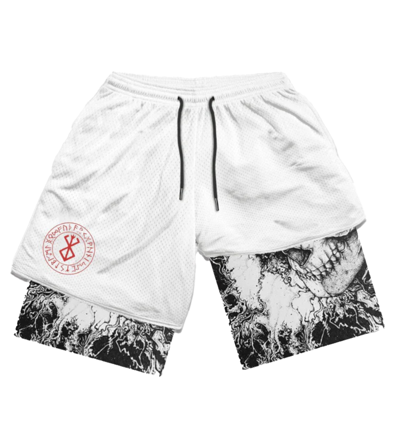 BERSERK WHITE SHORT COMPRESION - ENCARGO