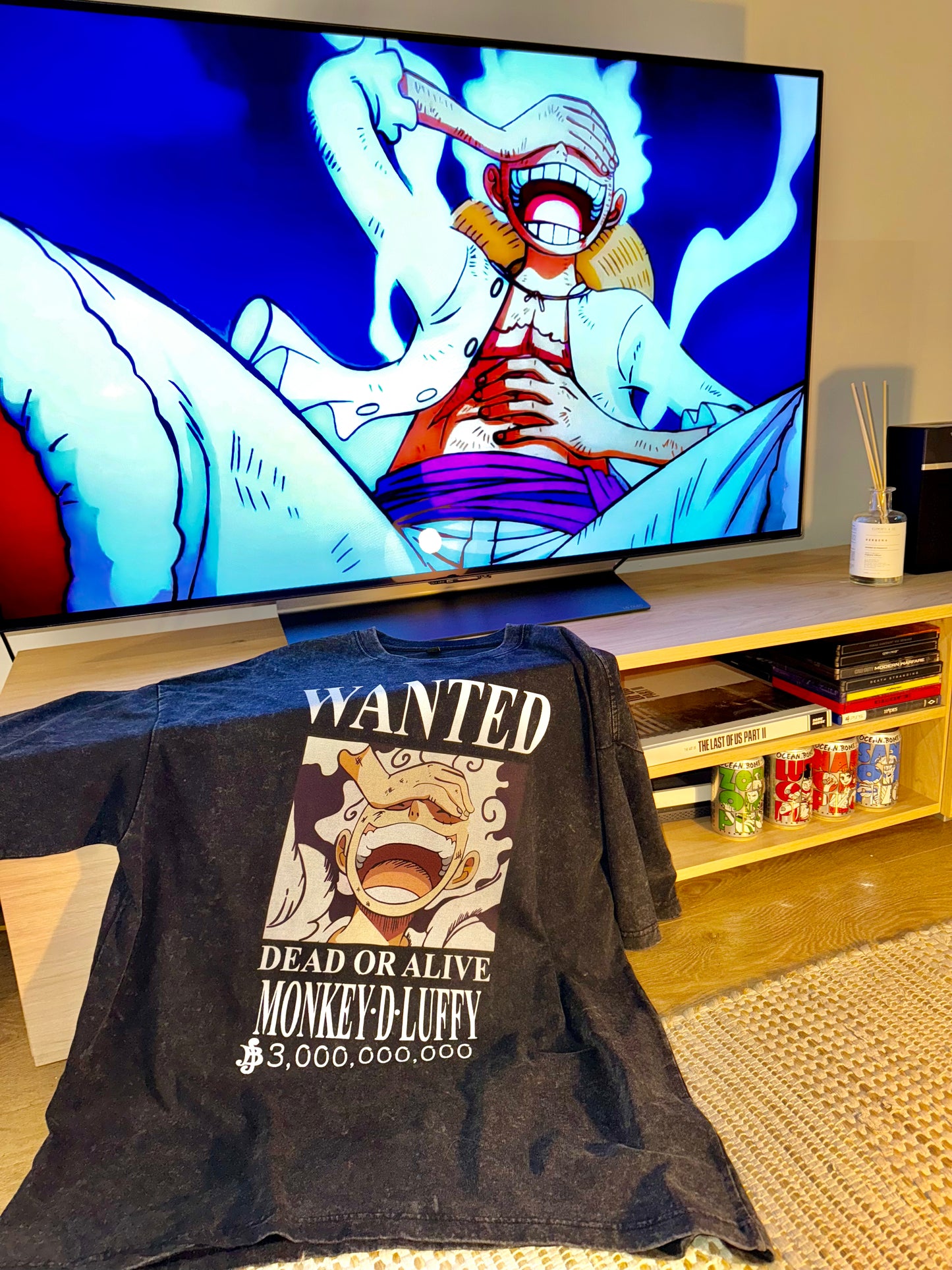 POLERA LUFFY WANTED