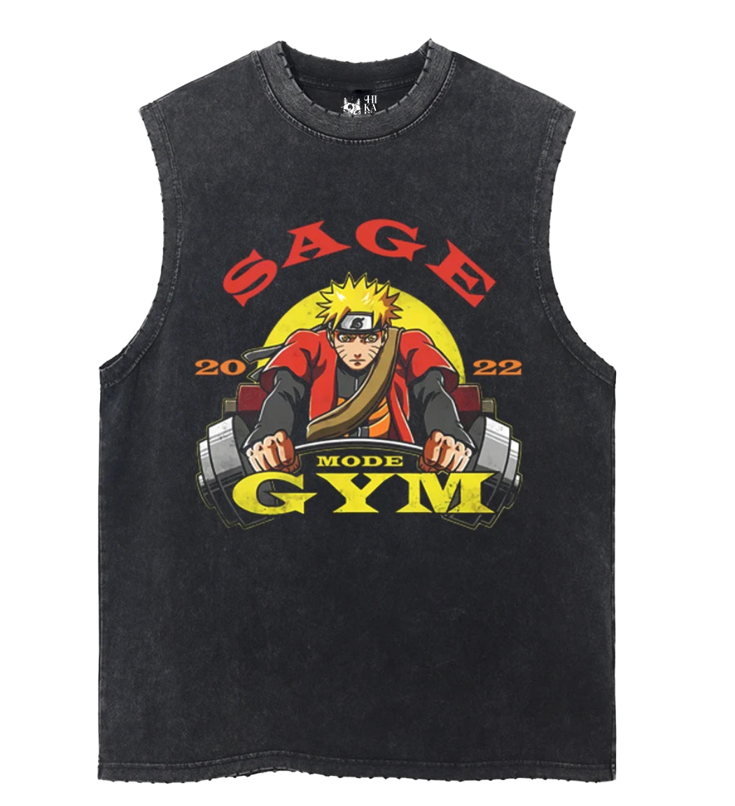 NARUTO SAGE GYM SIN MANGAS - ENCARGO