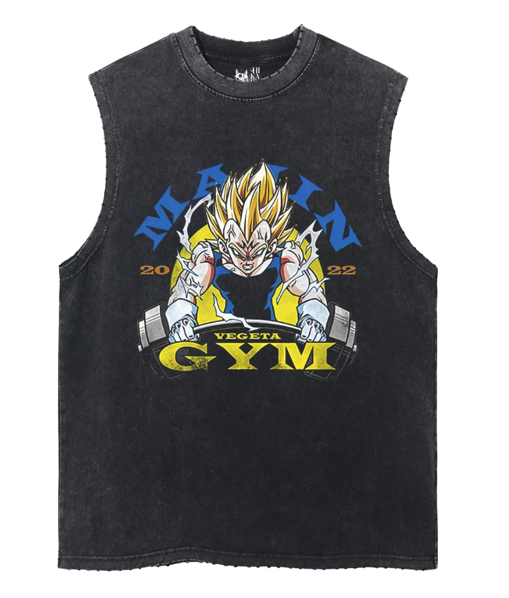 MAJIN VEGETA GYM SIN MANGAS ENCARGO
