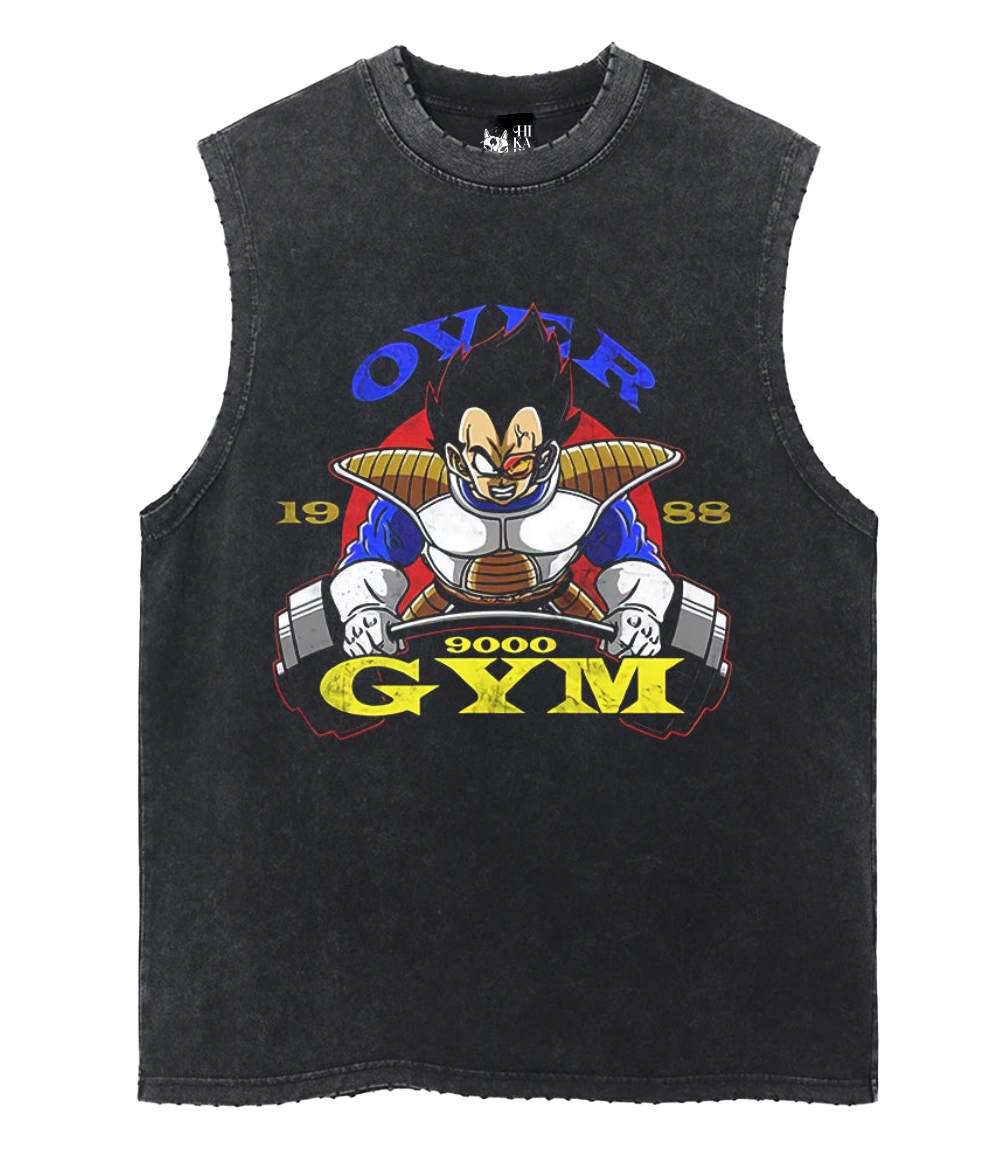 VEGETA OVER 9000 GYM SIN MANGAS - ENCARGO