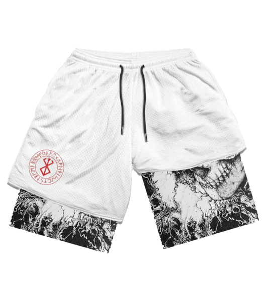 BERSERK WHITE SHORT COMPRESION - ENCARGO