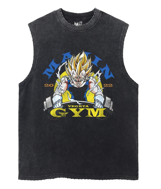 MAJIN VEGETA GYM SIN MANGAS ENCARGO