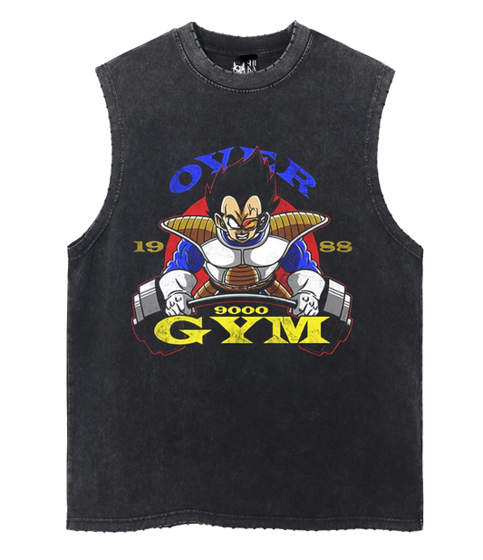 VEGETA OVER 9000 GYM SIN MANGAS - ENCARGO