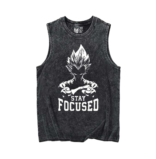 VEGETA STAY FOCUSED SIN MANGAS- ENCARGO